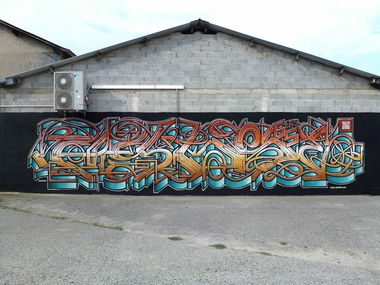 Graffiti Wall in Tarbes - Photo by heaks65 - 65ers, heaks, tarbes (2015)