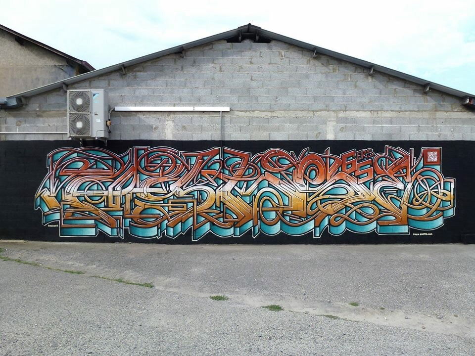 Graffiti Wall in Tarbes - Photo by heaks65 - 65ers, heaks, tarbes (2015)