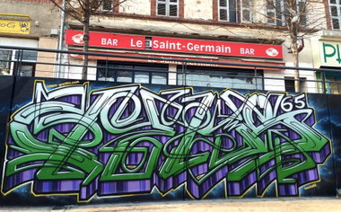 Graffiti Wall in Aureilhan - Photo by heaks65 - 65ERS, Tarbes (2016)