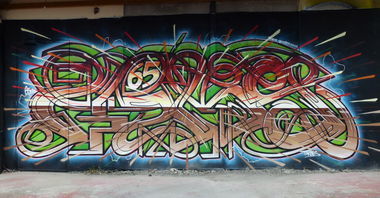 Graffiti Wall in Laval - Photo by heaks65 - 65ers, HEAKS65 (2016)