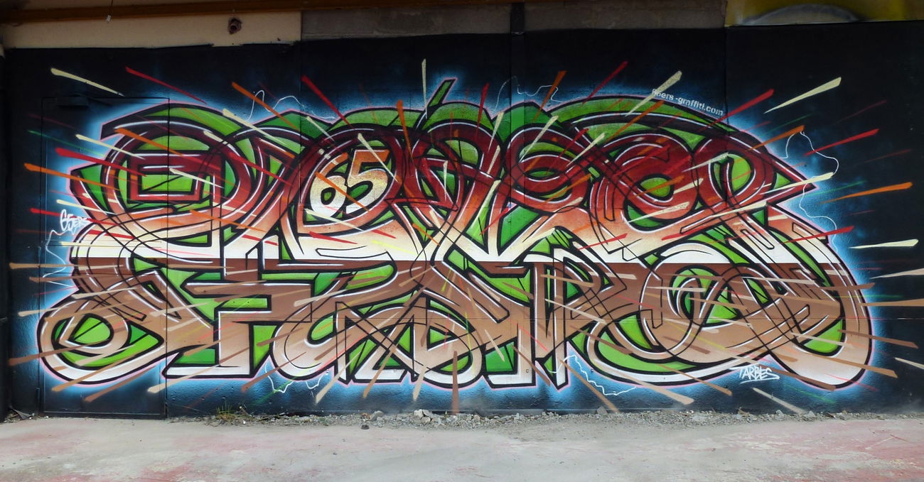 Graffiti Wall in Laval - Photo by heaks65 - 65ers, HEAKS65 (2016)