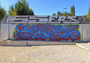 Graffiti Wall in Tarbes france - Photo by heaks65 - 65ers, heaks65, Tarbes (2015)