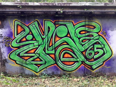Graffiti Wall in France - Photo by heaks65 - 65ERS (2019)
