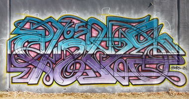 Graffiti Wall in Tarbes - Photo by heaks65 - heaks65, 65ERS, UZN (2017)