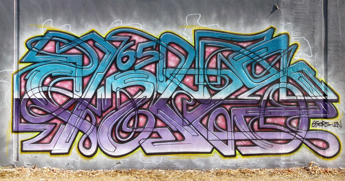 Graffiti Wall in Tarbes - Photo by heaks65 - heaks65, 65ERS, UZN (2017)