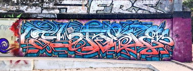 Graffiti Wall in Tarbes - Photo by heaks65 - 65ERS, Heaks, Tarbes (2014)