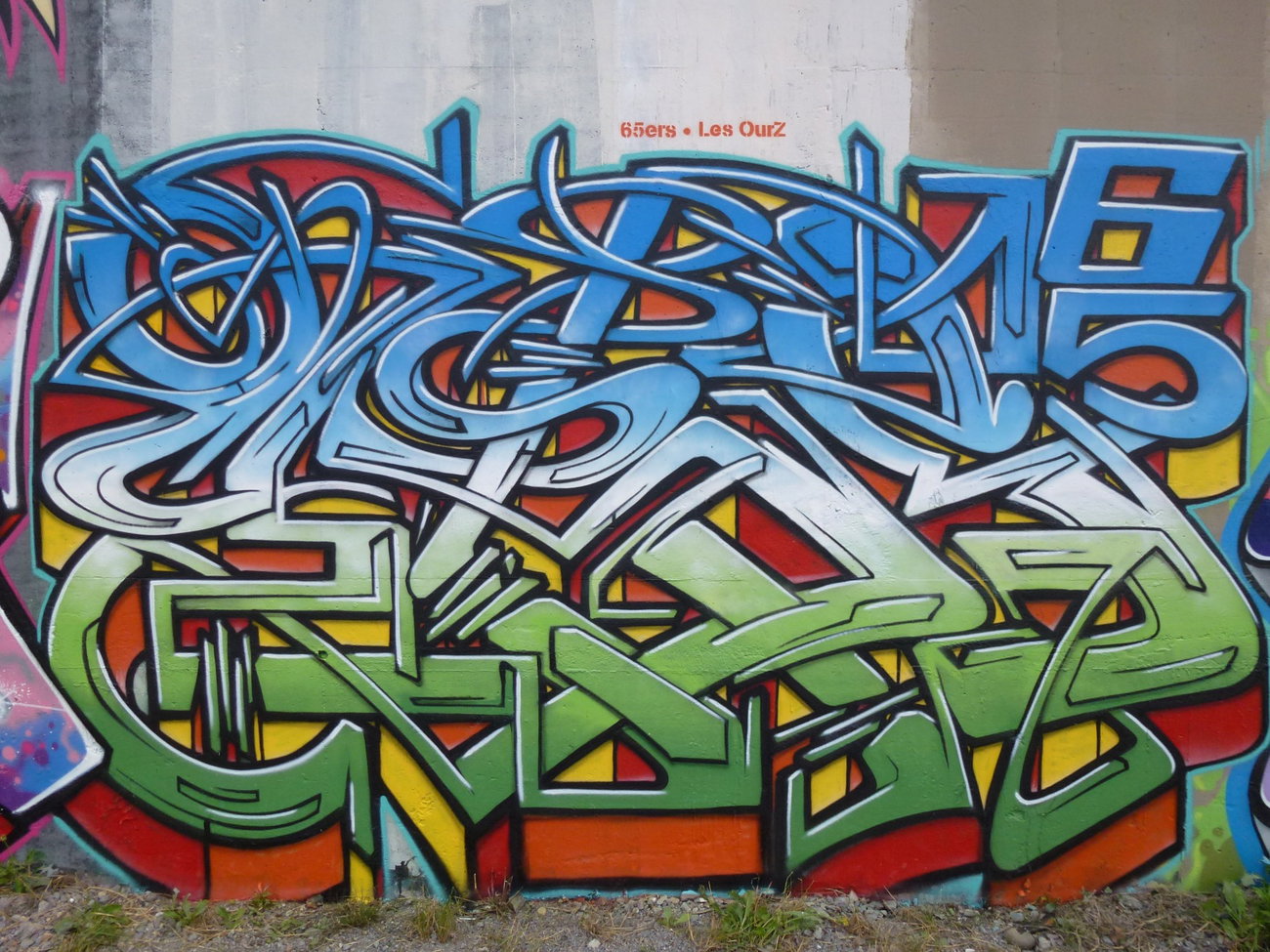 Graffiti Wall in Pau - Photo by heaks65 - 65ERS, Pau, Heaks (2014)