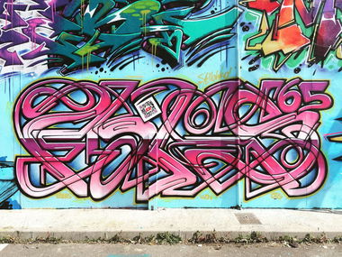 Graffiti Wall in Toulouse - Photo by heaks65 - heaks65, 65ERS, UZN (2019)
