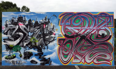Graffiti Wall in France - Photo by heaks65 - 65ERS, tarbes, TLS (2019)