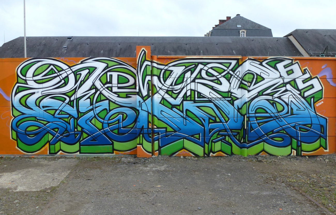 Graffiti Wall in Tarbes - Photo by heaks65 - 65ers, heaks65, Tarbes (2016)