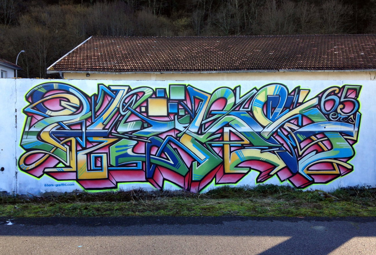 Graffiti Wall in Lourdes - Photo by heaks65 - heaks65, 65ERS, Lourdes (2016)