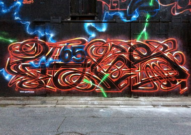 Graffiti Wall in Semeac - Photo by heaks65 - 65ERS, HEAKS65 (2016)