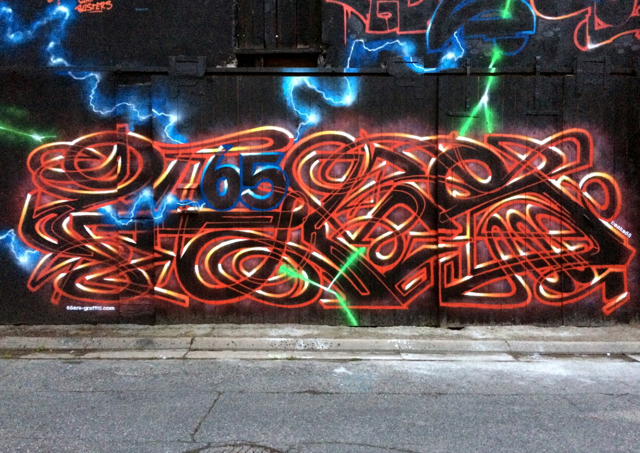 Graffiti Wall in Semeac - Photo by heaks65 - 65ERS, HEAKS65 (2016)
