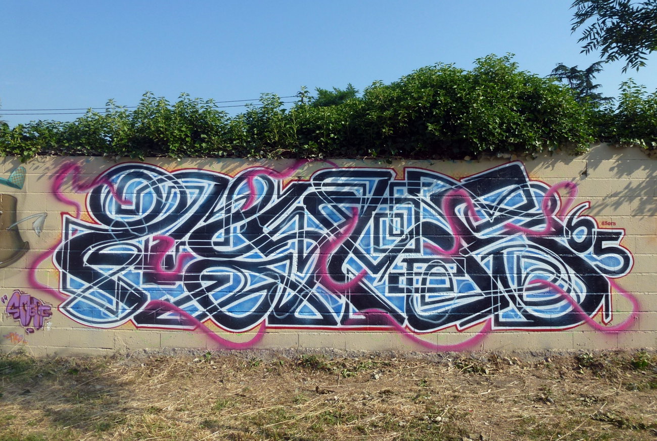 Graffiti Wall in Toulouse - Photo by heaks65 - 65ERS, UZNlesOurZ, zulunation (2017)