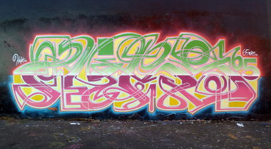 Graffiti Wall in Aurillac - Photo by heaks65 - 65ERS, heaks65 (2016)