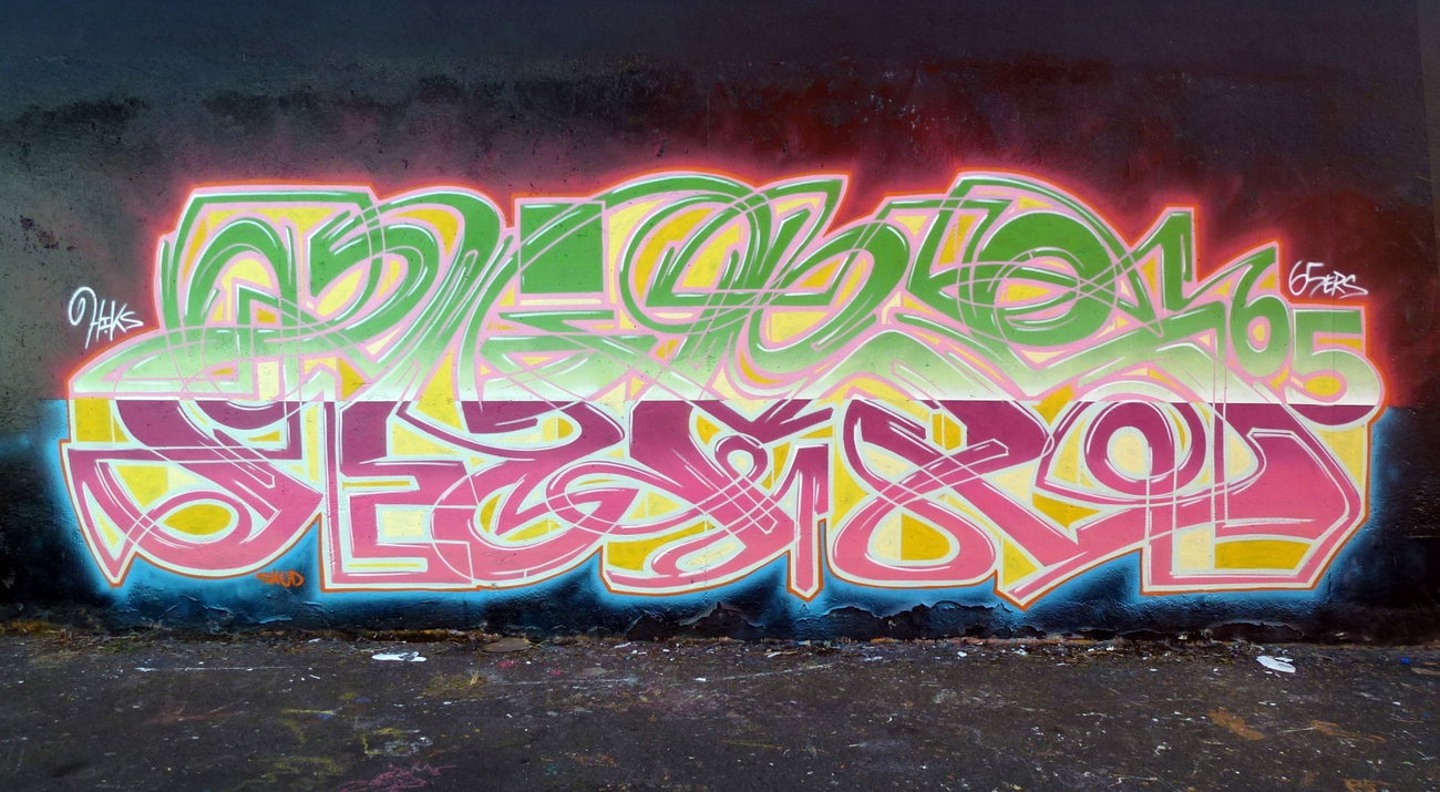 Graffiti Wall in Aurillac - Photo by heaks65 - 65ERS, heaks65 (2016)