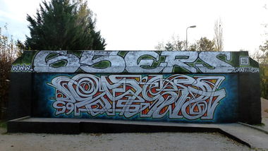 Graffiti Wall in Tarbes - Photo by heaks65 - 65ERS, heaks65, Tarbes (2017)