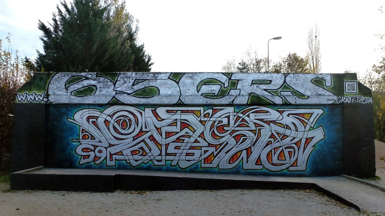 Graffiti Wall in Tarbes - Photo by heaks65 - 65ERS, heaks65, Tarbes (2017)