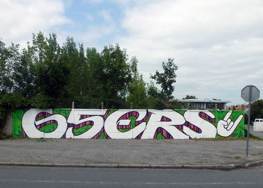 Graffiti Bombing in Tarbes - Photo by heaks65 - 65ERS, Bombing, Daytime (2018)