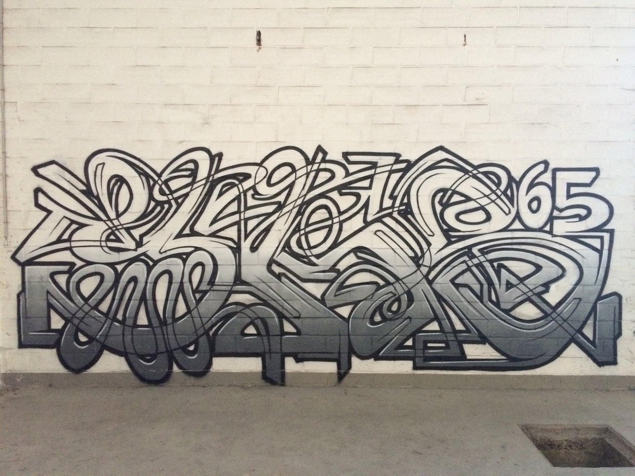 Graffiti Wall in Lannemezan - Photo by heaks65 - 65ERS, heaks65, wildstyle (2016)