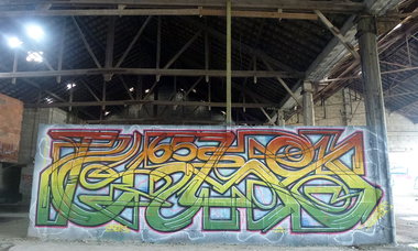 Graffiti Wall in Laval mayenne - Photo by heaks65 - 65ERS, ZuluNation, Laval (2017)