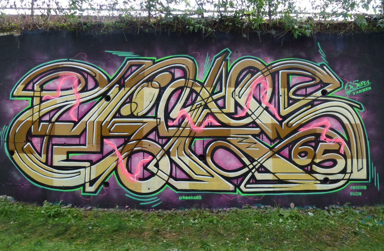 Graffiti Wall in Foix - Photo by heaks65 - heaks65, 65ERS, HIKS (2018)