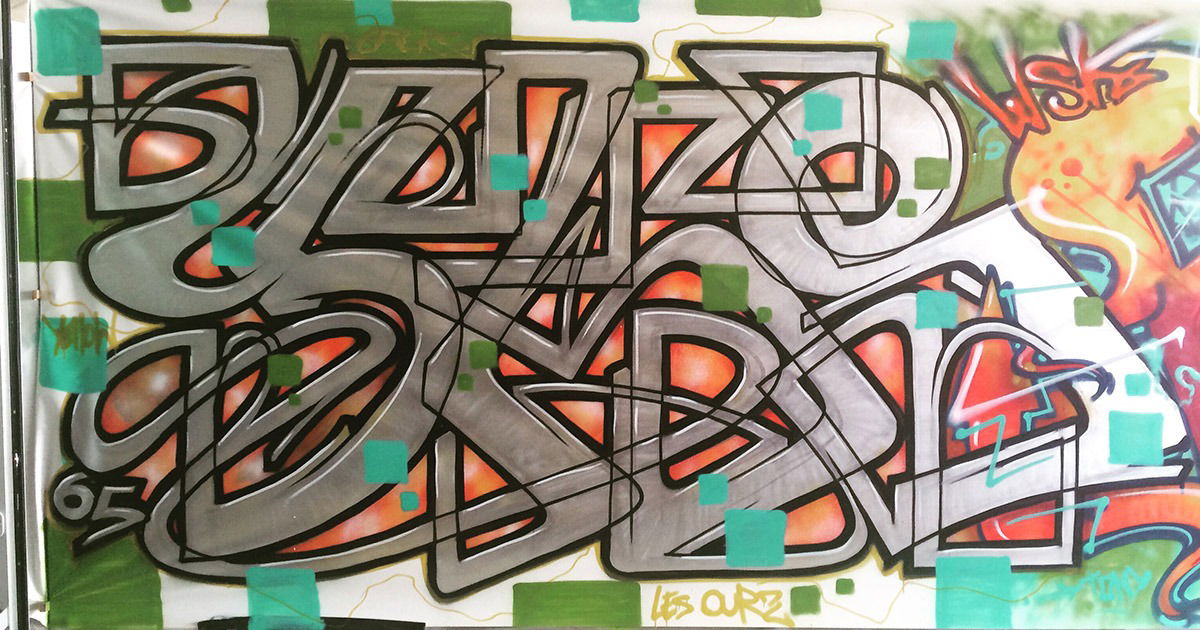 Graffiti Wall in Bayonne - Photo by heaks65 - heaks65, 65ERS, UZN (2017)