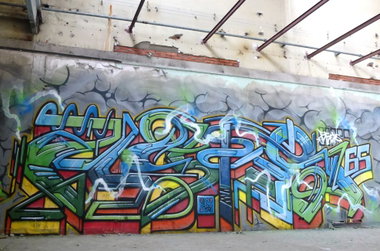 Graffiti Wall - Photo by heaks65 - 65ERS, Tarbes, Heaks (2015)
