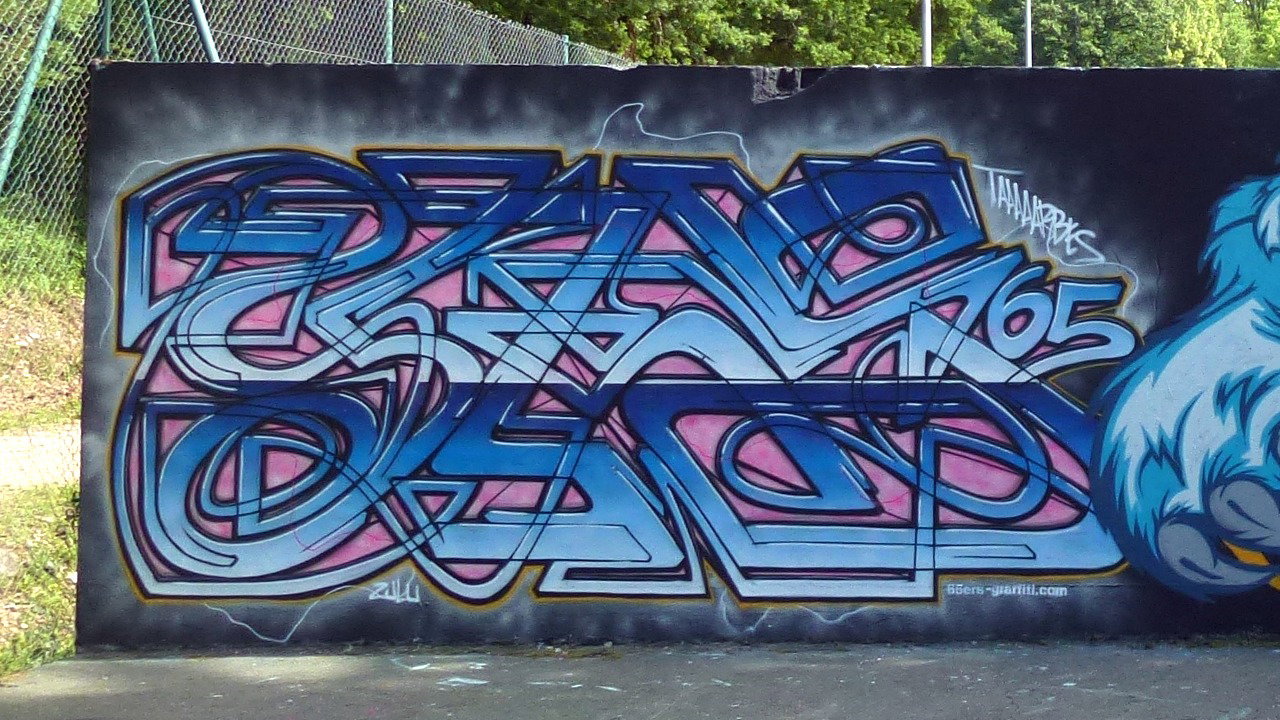 Graffiti Wall in Cahors - Photo by heaks65 - 65ERS, UZNlesOurZ, heaks65 (2017)