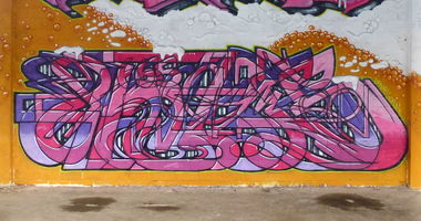 Graffiti Wall in Lannemezan - Photo by heaks65 - 65ERS, ZuluNation, heaks65 (2017)