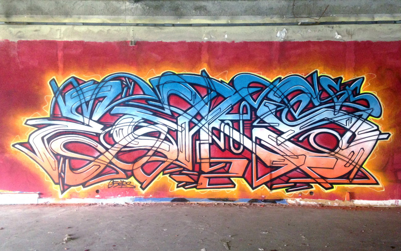 Graffiti Wall - Photo by heaks65 - Heaks, 65ERS, Tarbes (2015)