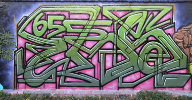 Graffiti in Nanterre - Photo by heaks65 - 65ERS, IKS, Nanterre (2016)