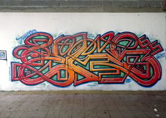 Graffiti Wall in Tarbes - Photo by heaks65 - yks, heaks65, tarbes (2018)