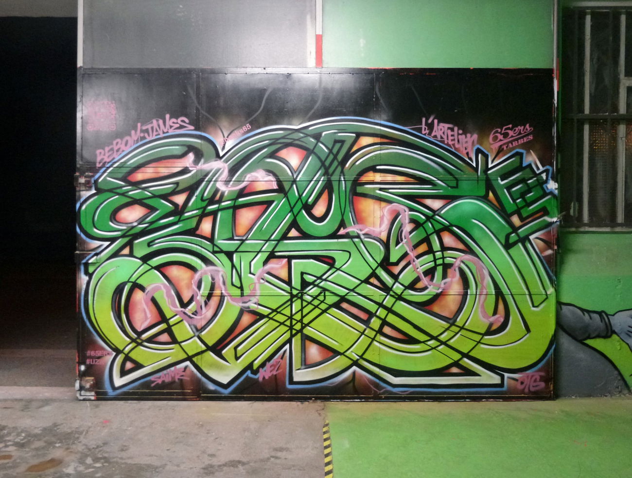 Graffiti Wall in L'artelier - Photo by heaks65 - heaks65, YKS, 65ERS (2018)