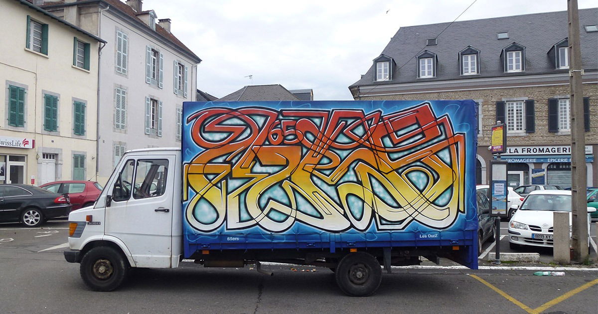 Graffiti Wall in Tarbes - Photo by heaks65 - 65ERS, Truck, Camion (2017)
