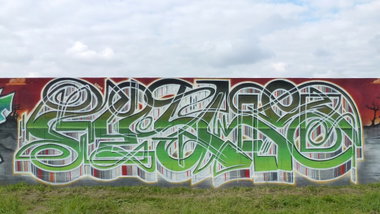 Graffiti Wall in Nousty france - Photo by heaks65 - 65ERS, heaks65, Pau (2016)