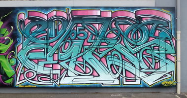 Graffiti Wall in Tarbes - Photo by heaks65 - 65ERS, heaks65, wildstyle (2016)