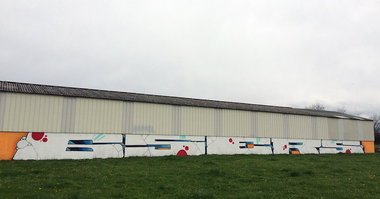 Graffiti Wall in Momeres - Photo by heaks65 - 65ERS, Block, Tarbes (2017)