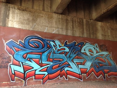 Graffiti Wall in San josé costa rica - Photo by heaks65 - Heaks, 65ERS, SanJosé (2014)