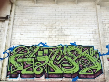 Graffiti Wall in Lannemezan - Photo by heaks65 - heaks65, 65ers, Lannemezan (2016)