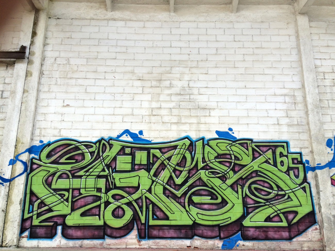 Graffiti Wall in Lannemezan - Photo by heaks65 - heaks65, 65ers, Lannemezan (2016)