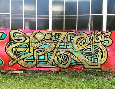 Graffiti Wall in Arudy - Photo by heaks65 - heaks65, 65ERS, Arudy (2018)