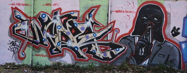 Graffiti Wall in Sheffield - Photo by hedley