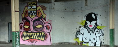 Graffiti Wall in Sheffield - Photo by hedley