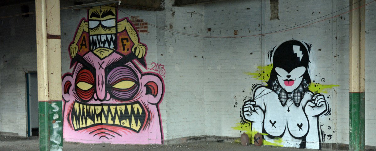 Graffiti Wall in Sheffield - Photo by hedley