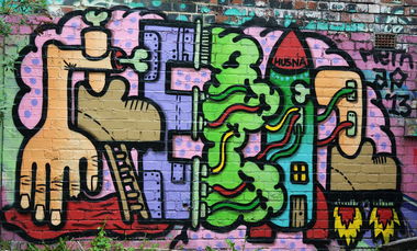 Graffiti Wall in Sheffield - Photo by hedley
