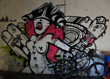 Graffiti Wall in Sheffield - Photo by hedley