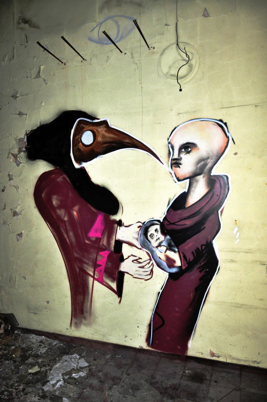 Graffiti Wall in Sheffield - Photo by hedley - clem, alice