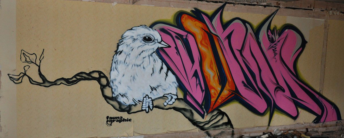 Graffiti Wall in Sheffield - Photo by hedley