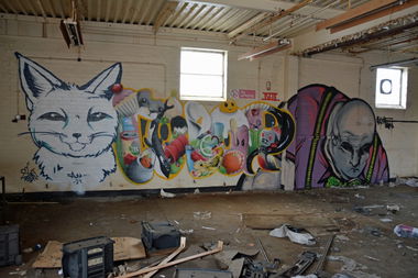 Graffiti Wall in Sheffield - Photo by hedley